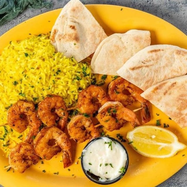 Shrimp Kabbob.