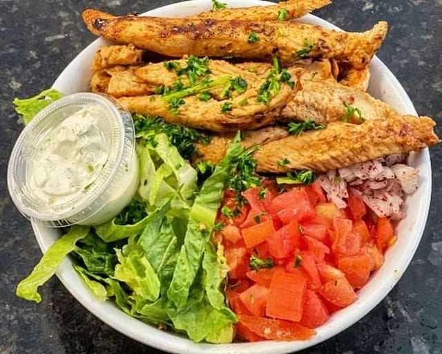 Chicken Gyro Bowl.